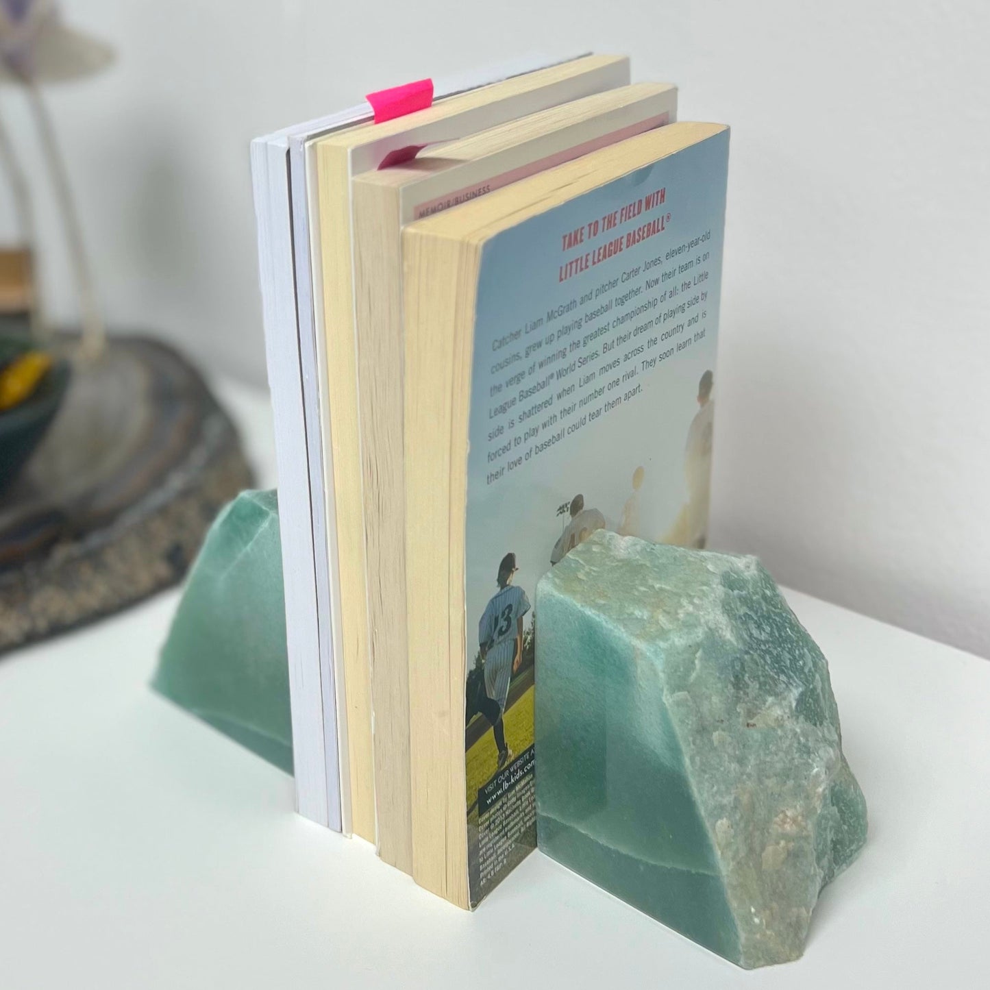 Bookend - Green Quartz (set of 2 pcs)