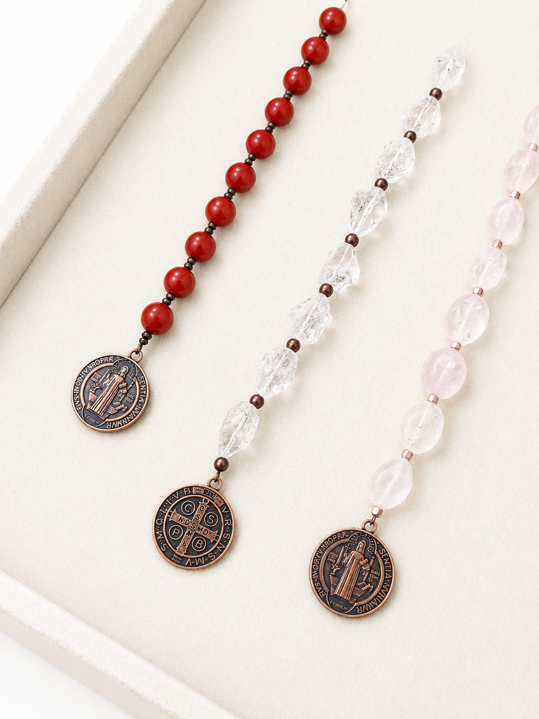 Single Decade Rosary - Medal of Saint Benedict