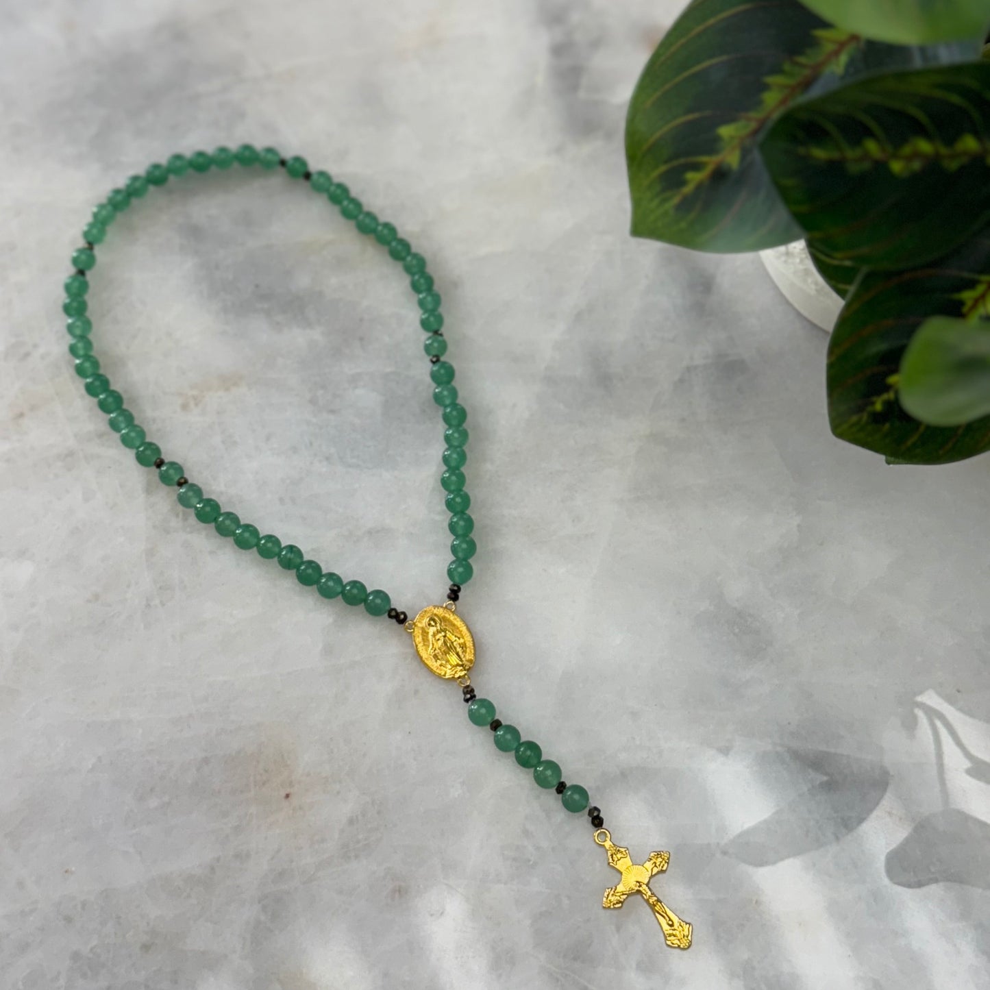 Natural Stone Handcrafted Medium Rosary
