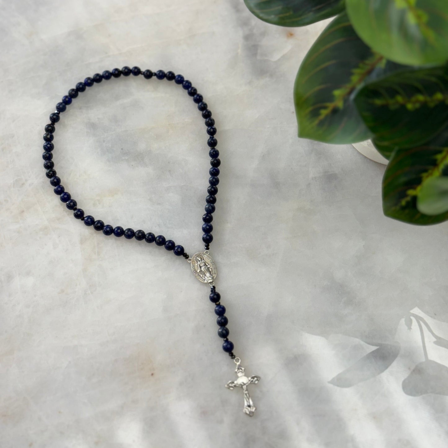 Natural Stone Handcrafted Medium Rosary