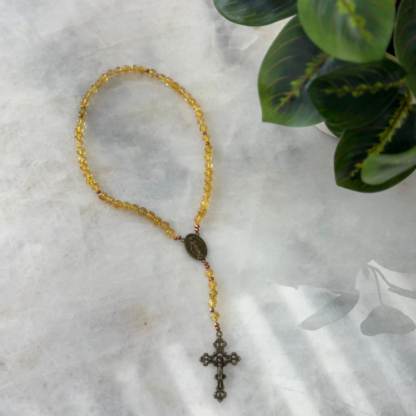Natural Stone Handcrafted Medium Rosary