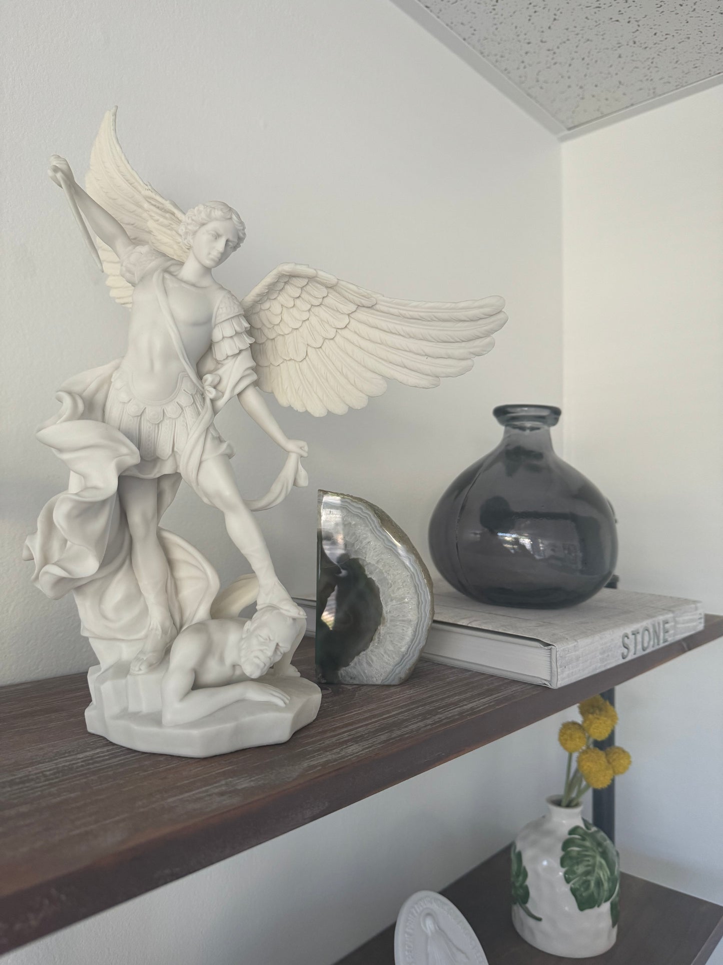 Saint Michael Archangel Marble Statue
