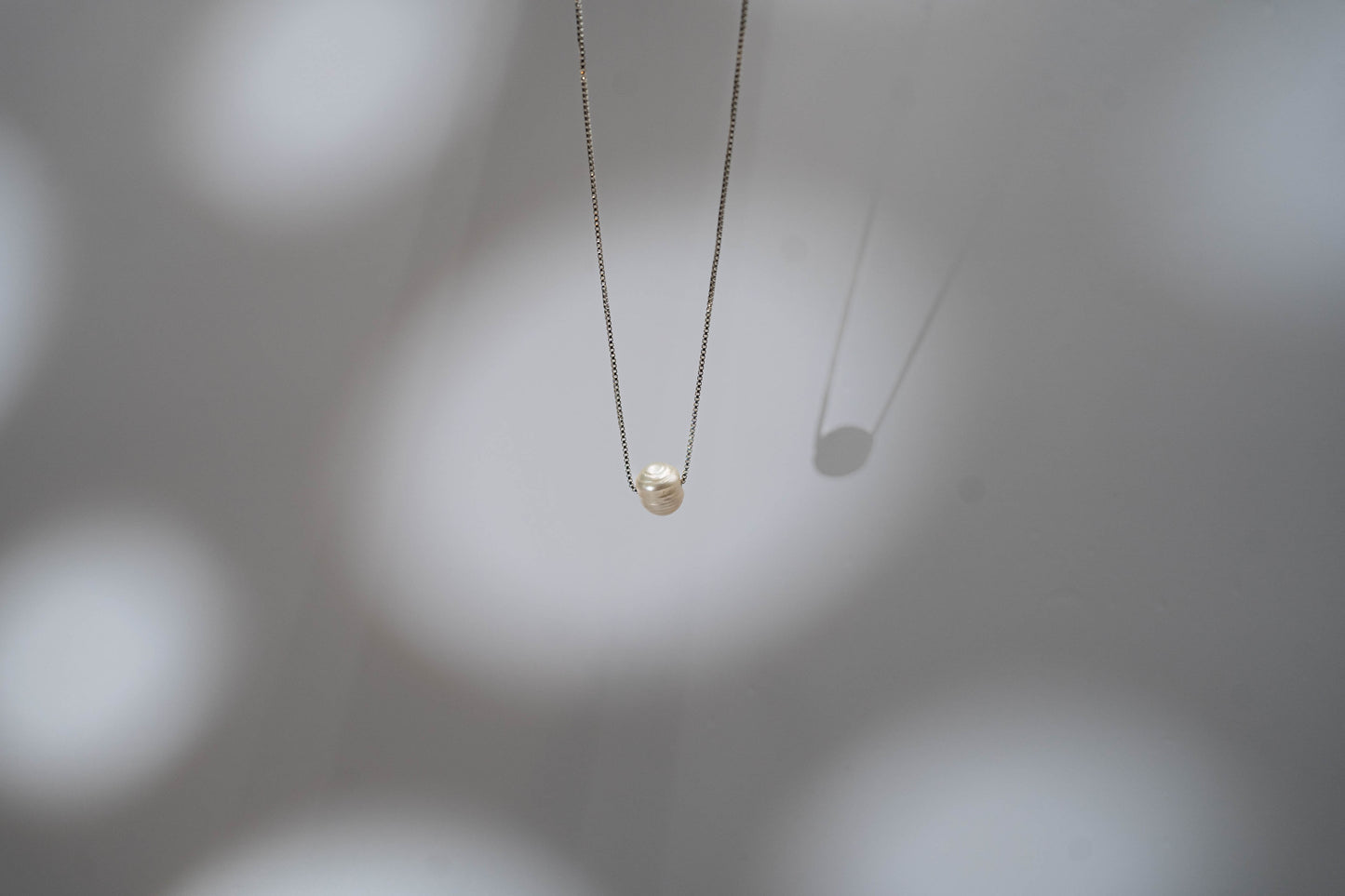 Freshwater Pearl Necklace with Silver 925 - 40 cm + 5 cm extension