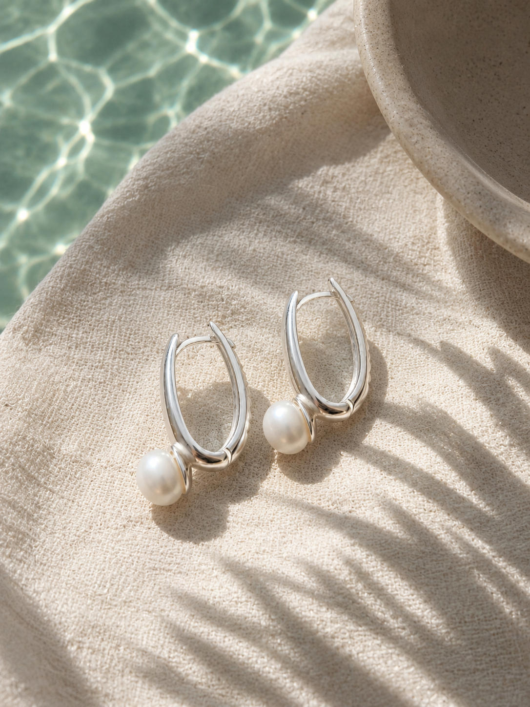 Earring - Pearl with Silver 925