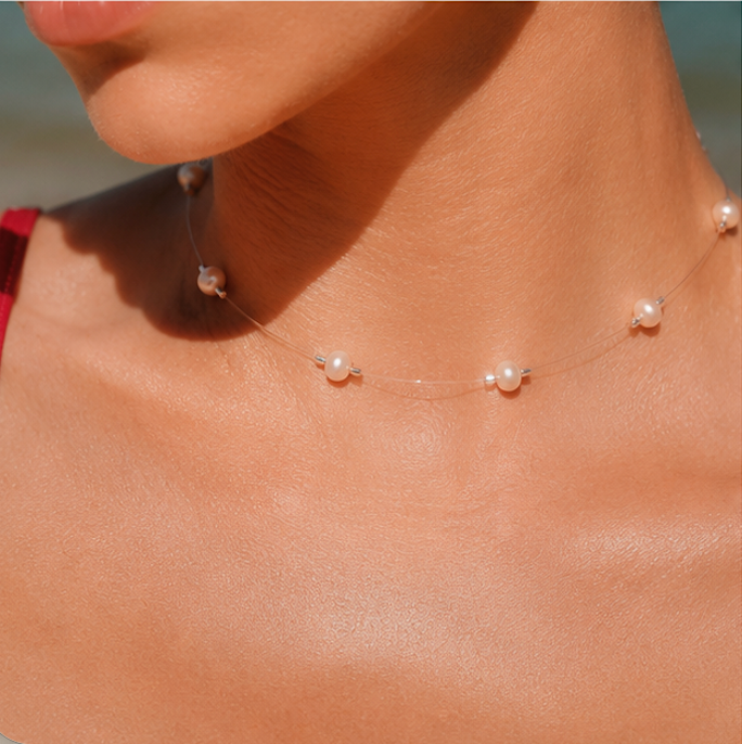 Necklace - Freshwater Pearl with Silver 925