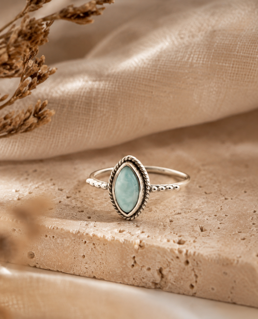 Ring - Larimar with Silver 925