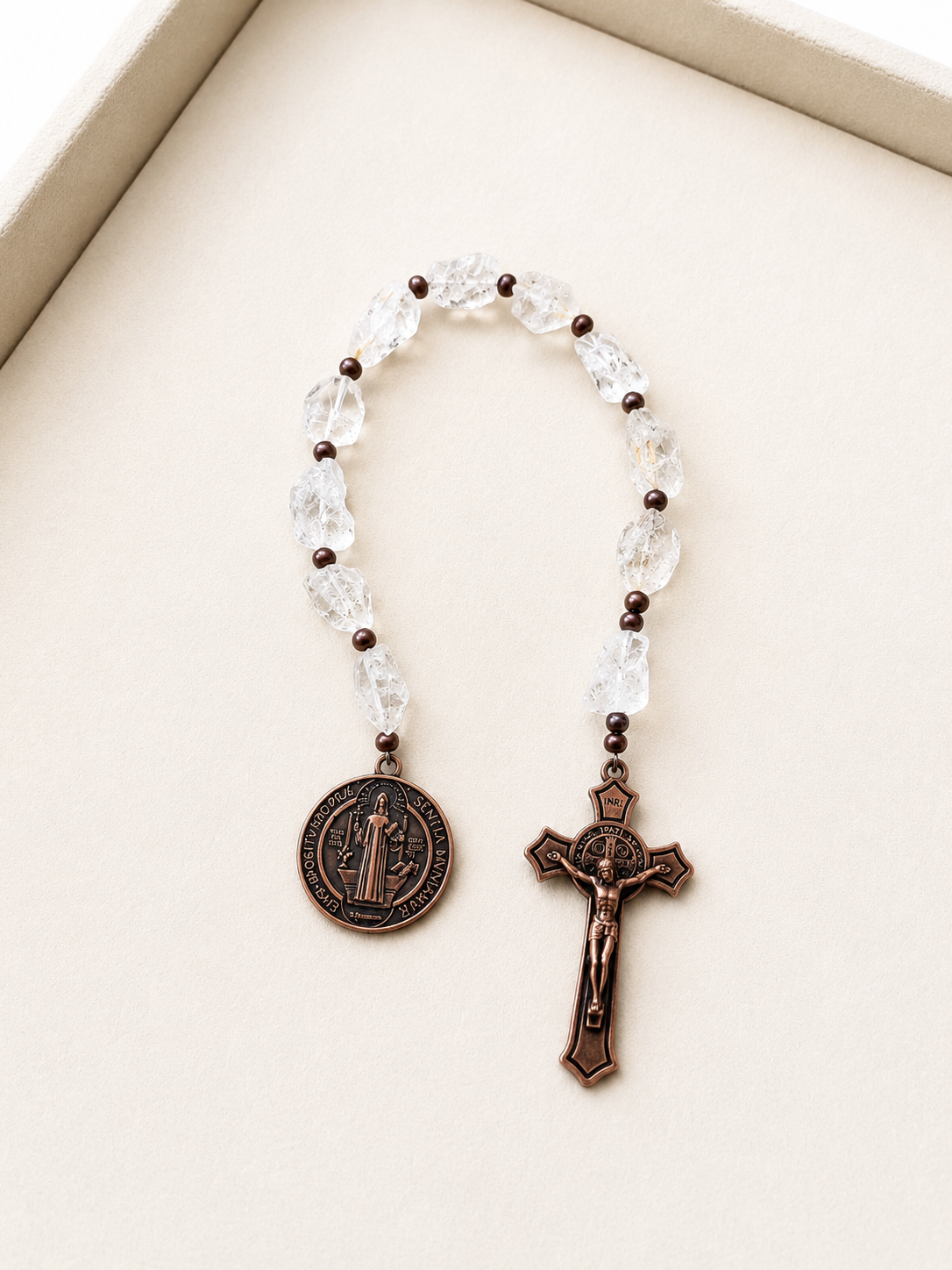 Single Decade Rosary - Medal of Saint Benedict