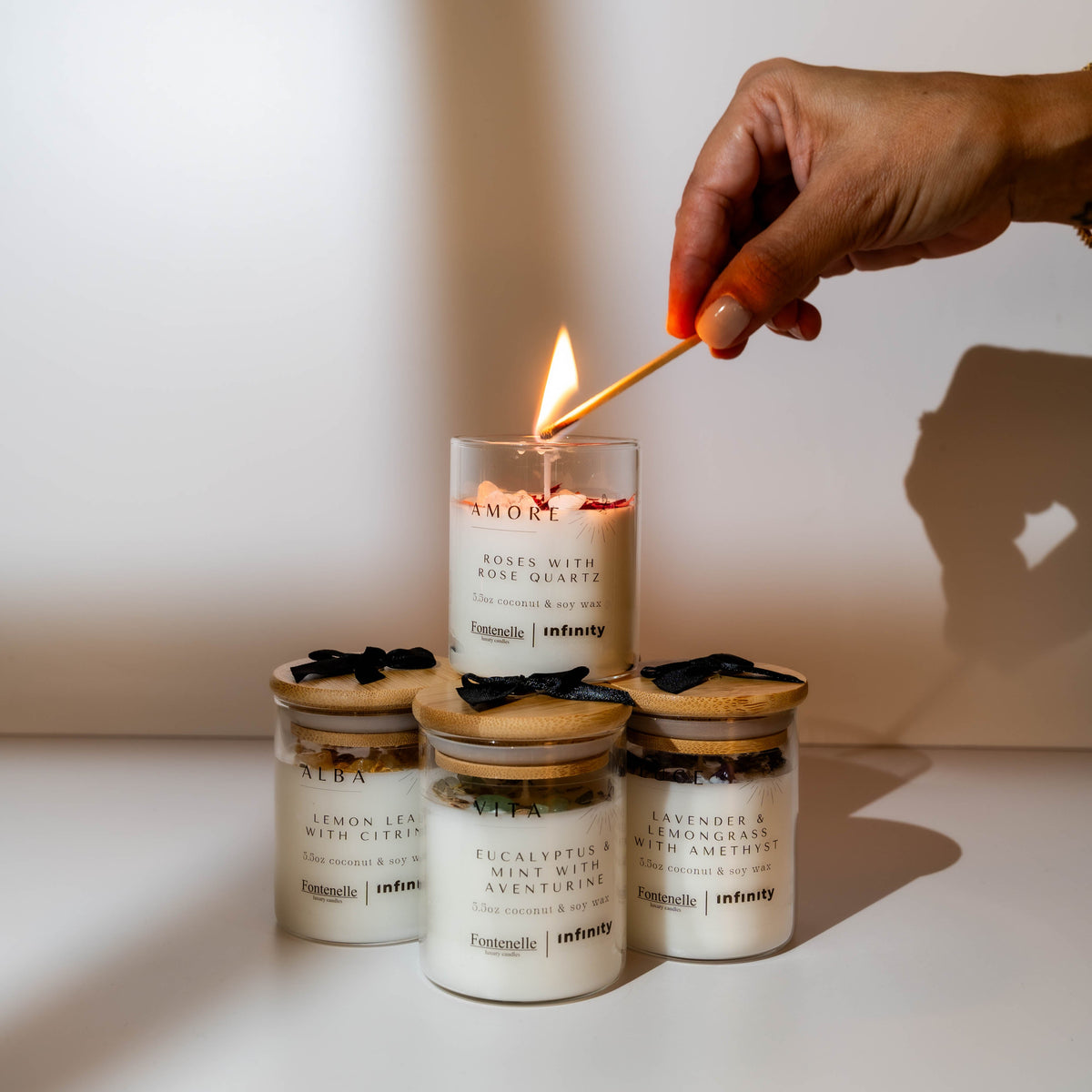 Velas de 8 oz de la Colección Incanto