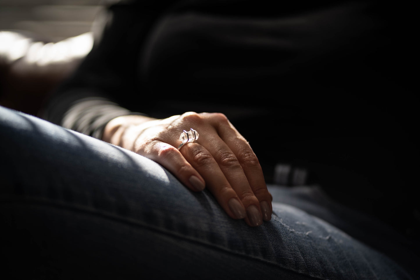 Silver 925 Ring with Natural Stones