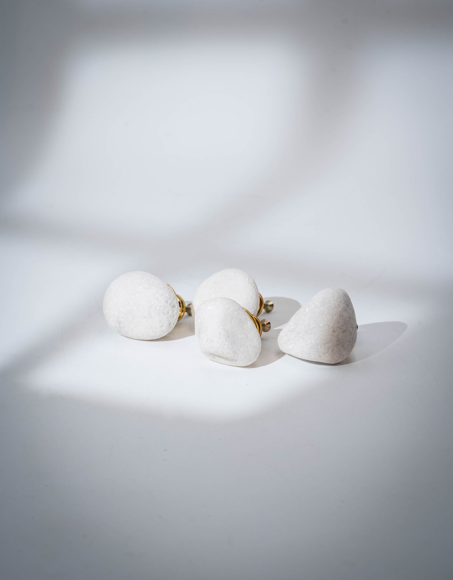 Natural Stone Knobs: Amethyst or Marble