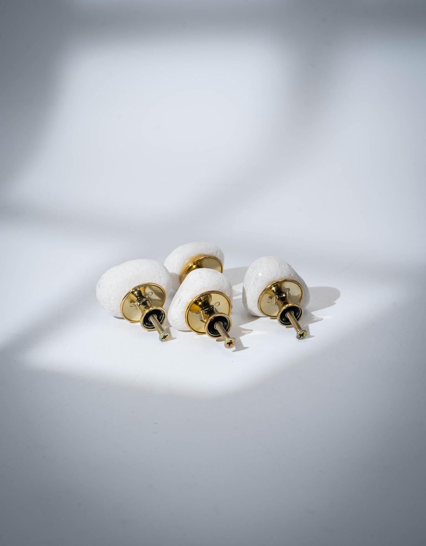 Natural Stone Knobs: Amethyst or Marble