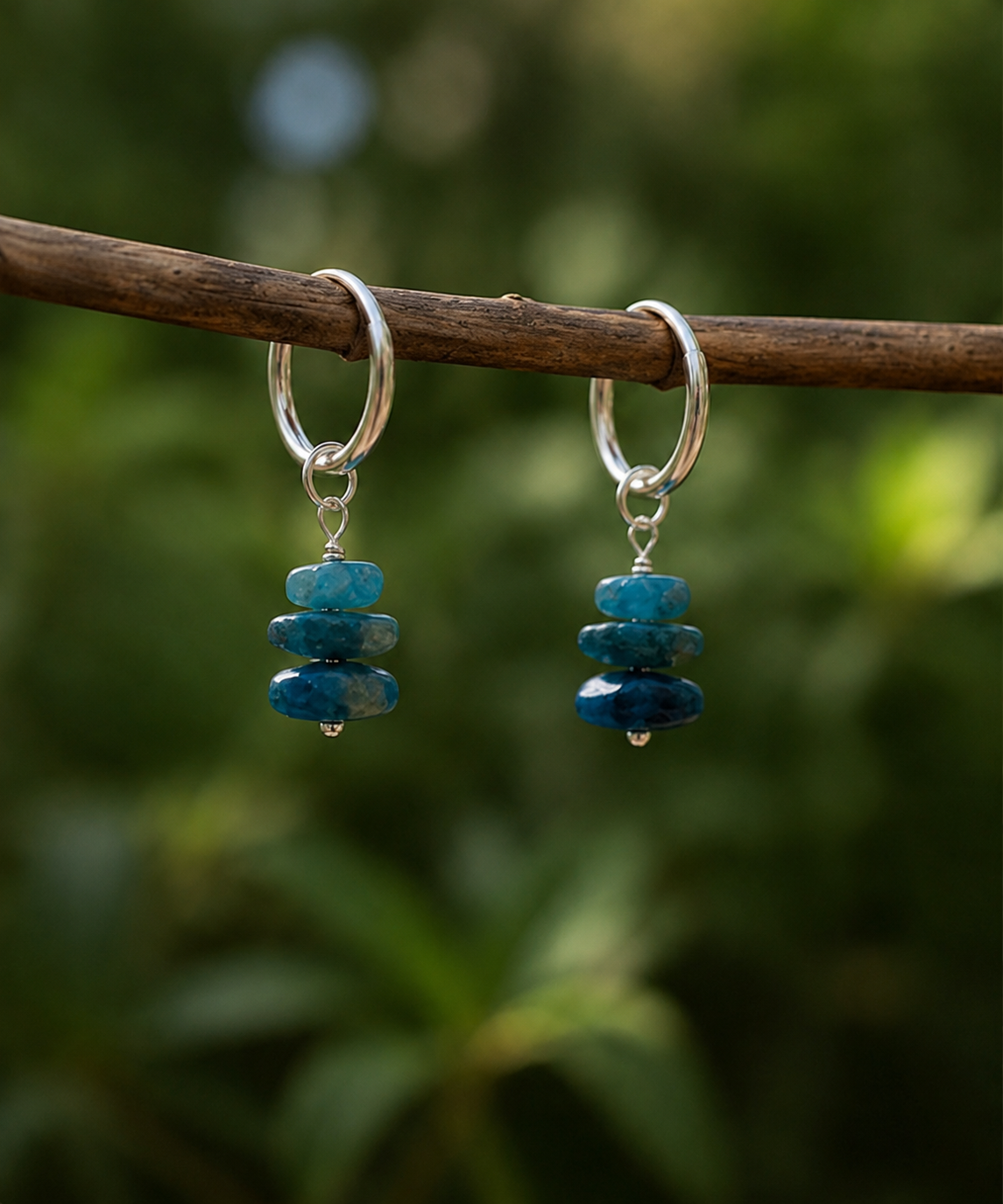 Earring - Apatite with Silver 925
