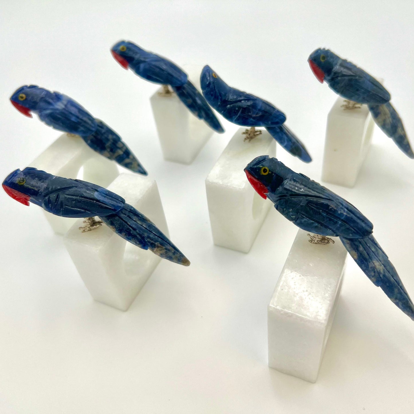 Handcrafted Natural Stone Napkin Rings (sets of 6)