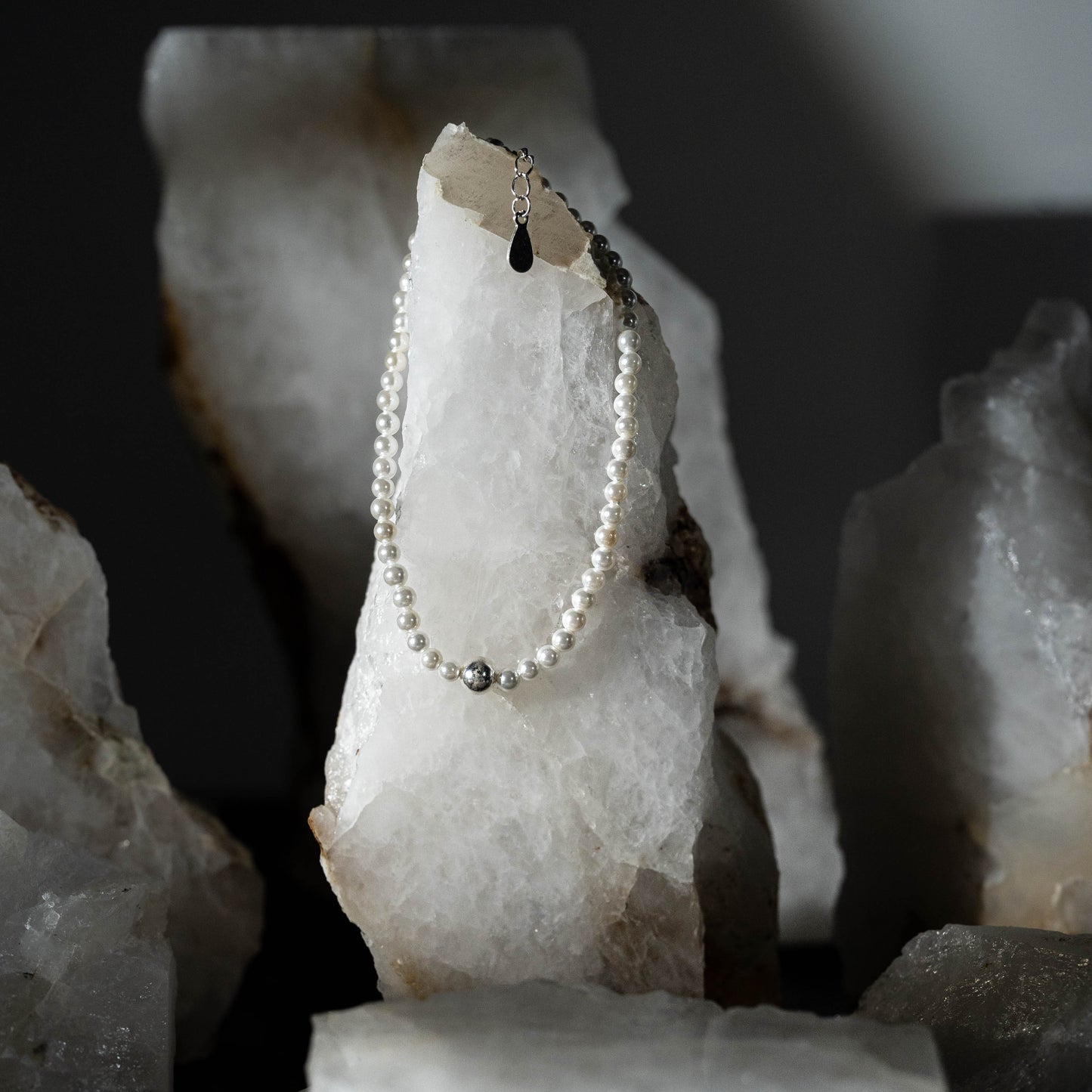 Freshwater Pearls Bracelet with Silver 925 - Size: 17 cm + extension