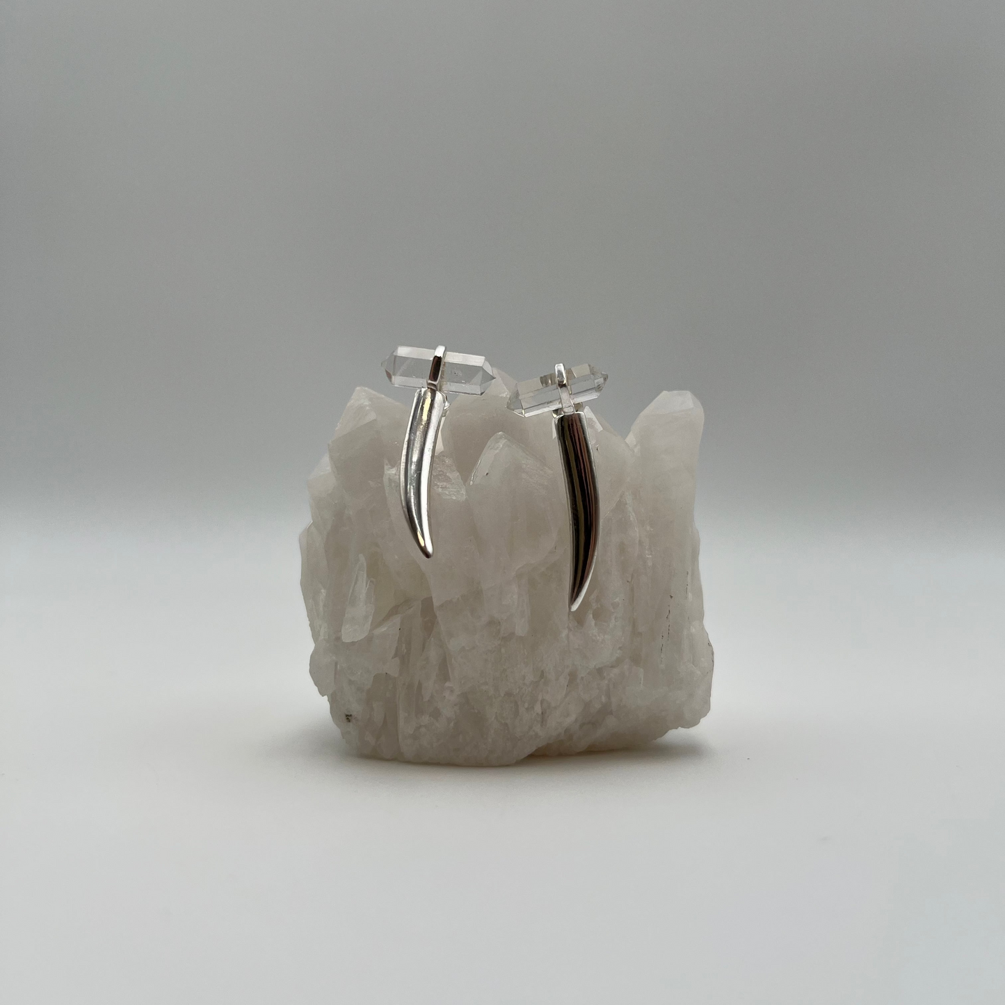 Quartz Earring with Silver 925