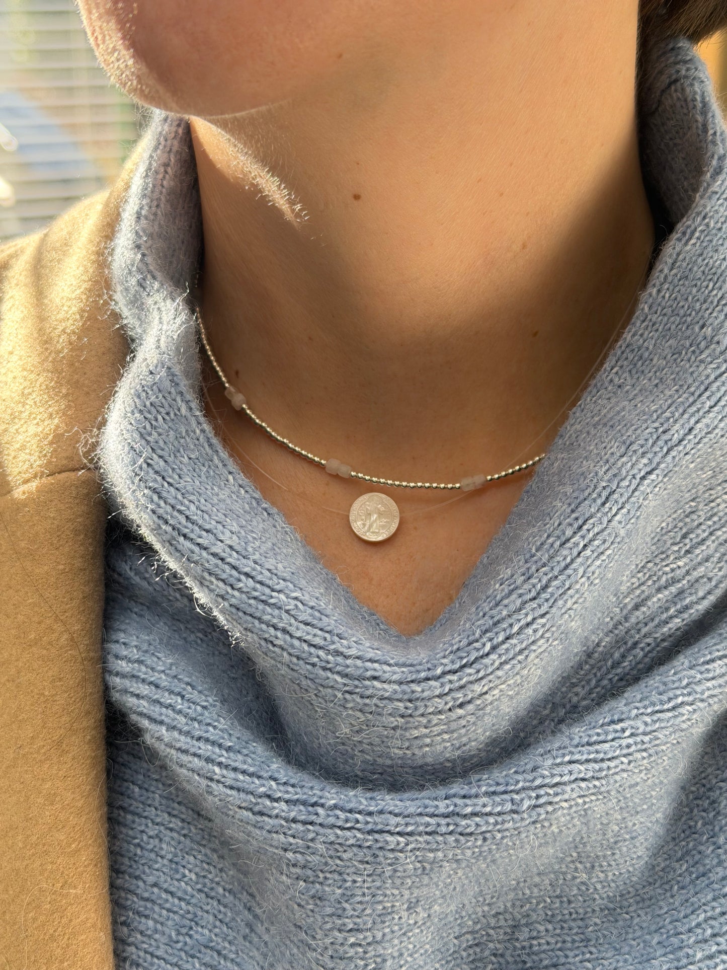 Rose Quartz Jewelry with Silver 925