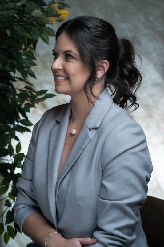 Freshwater Baroque Pearl Necklace with Silver 925 - 40 cm