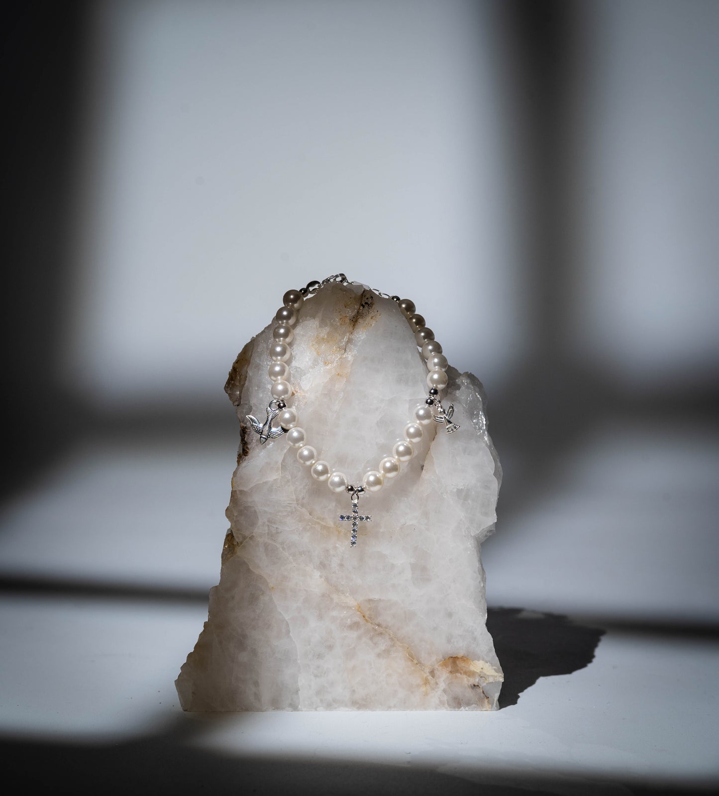 Freshwater Pearl Bracelet with Silver 925 - Size: 17 CM