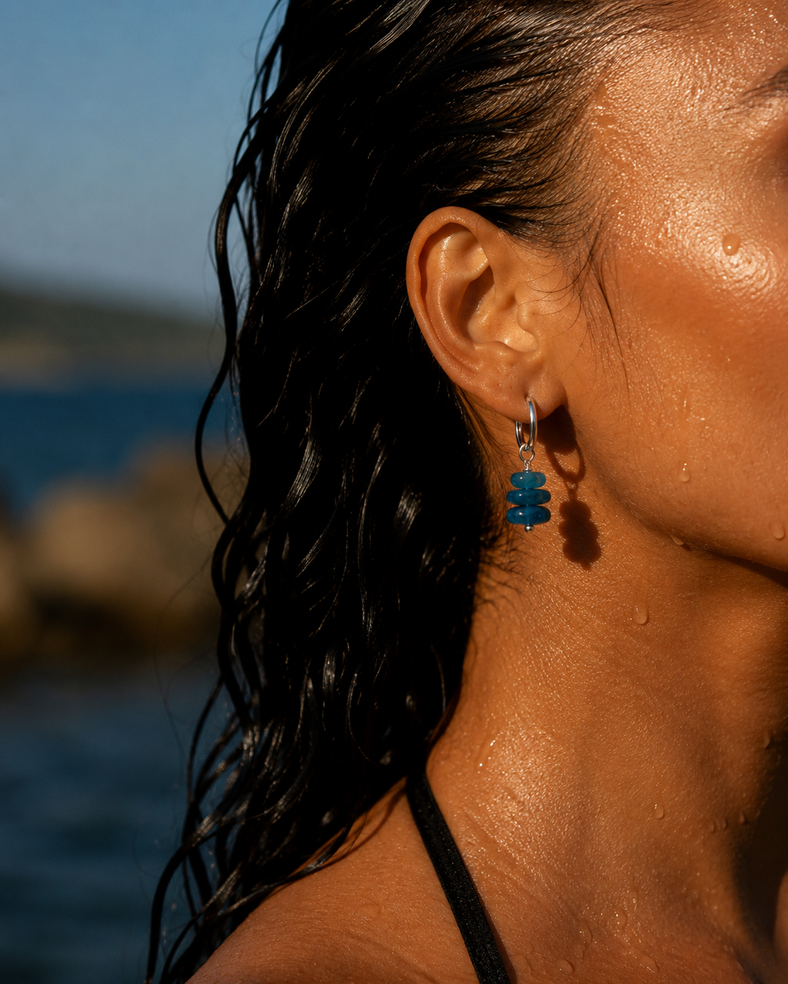 Earring - Apatite with Silver 925