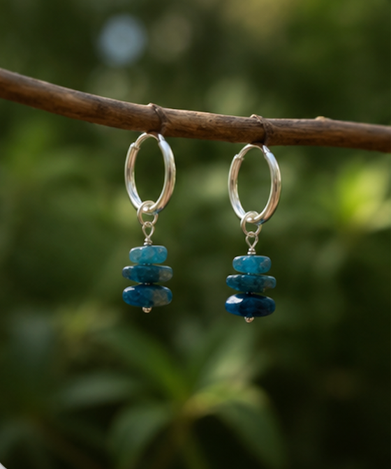 Earring - Apatite with Silver 925