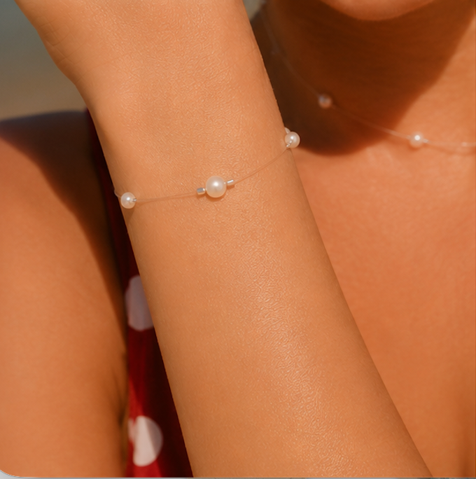 Bracelet - Freshwater Pearl with Silver 925