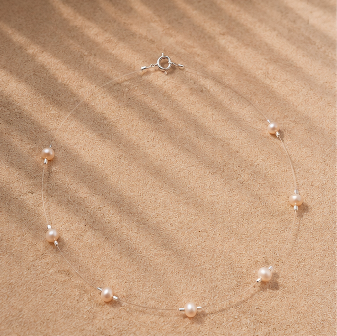 Necklace - Freshwater Pearl with Silver 925