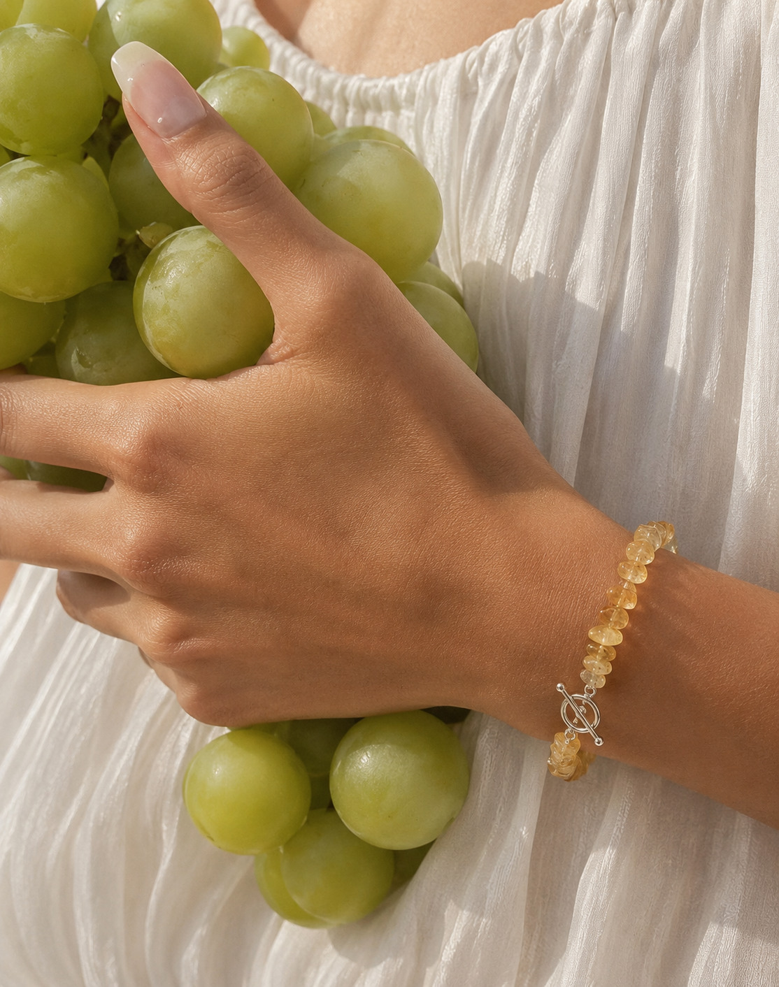 Bracelet - Citrine with Silver 925