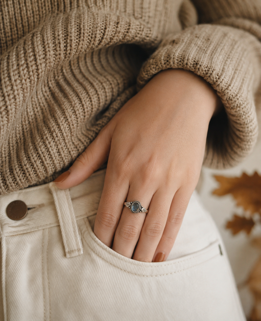Ring - Labradorite with Silver 925