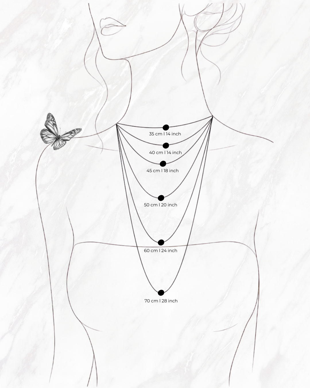 Necklace - Howlite with Silver 925