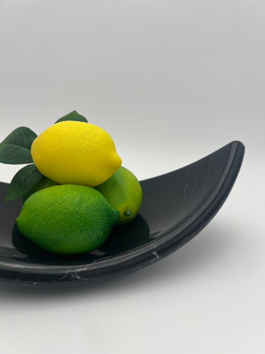 Black Granite Organic Bowl