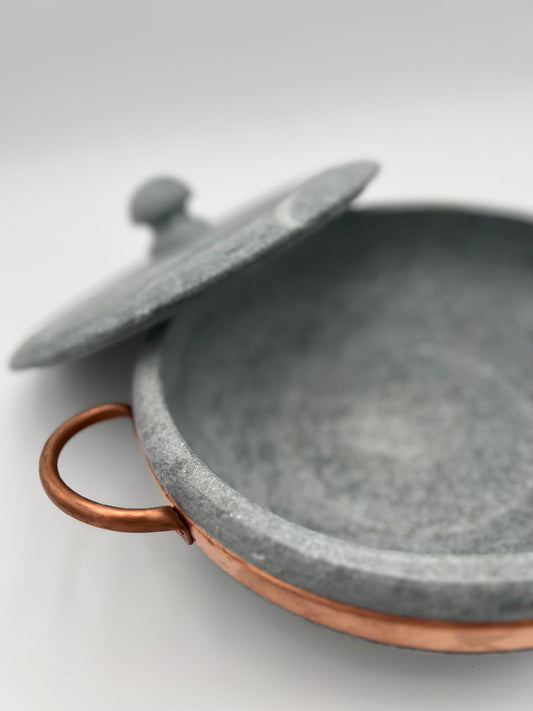 Soapstone Pot with Lid - Small or Medium