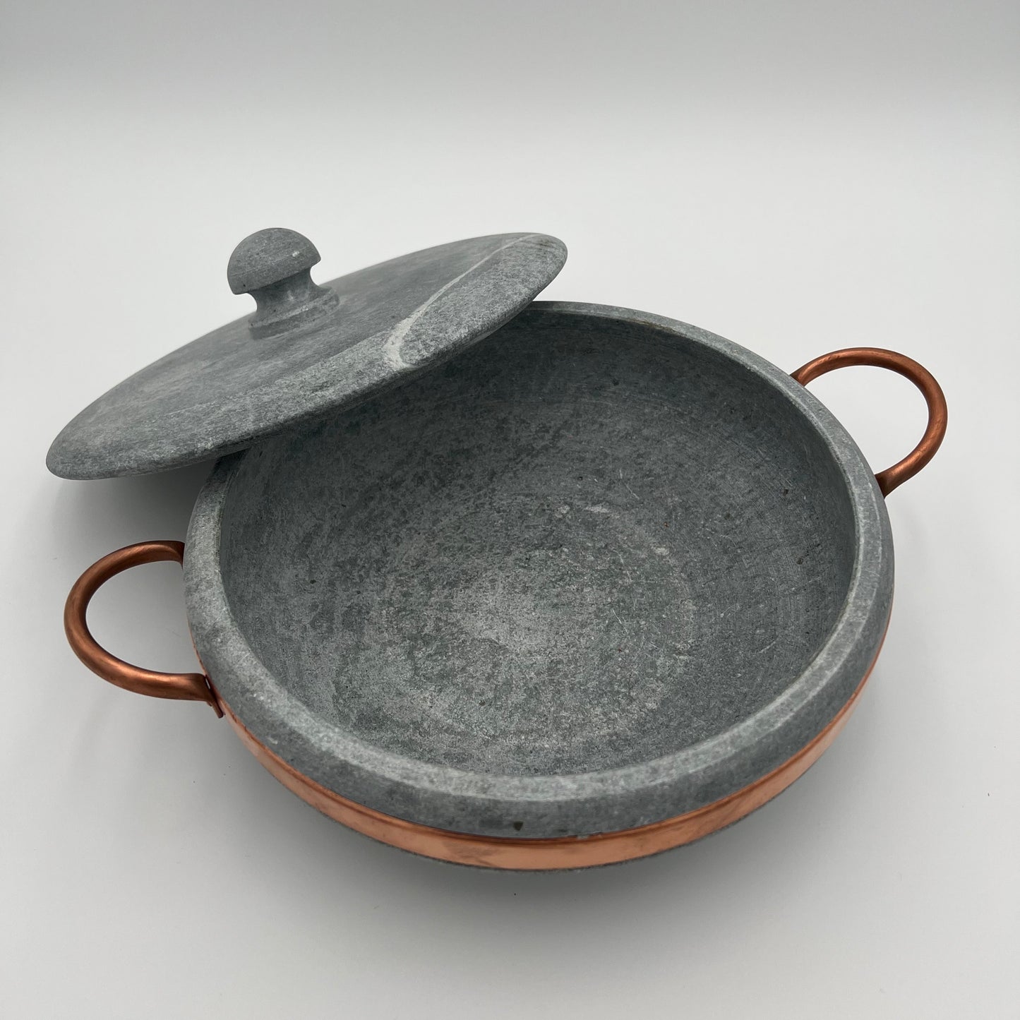 Soapstone Pot with Lid - Small or Medium