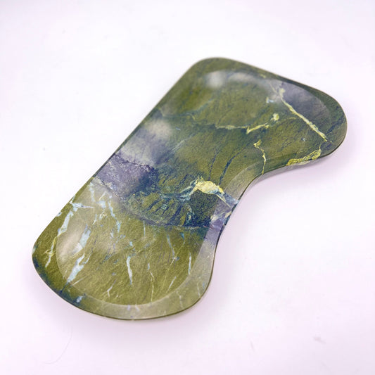 Green avocatus quartzite organic tray