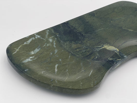 Green avocatus quartzite organic tray